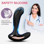 HPW086-M1241-1-Remote-Controlled-Silicone-Multi-functional-Anal-Vibrator-Prostate-Massager-black-material