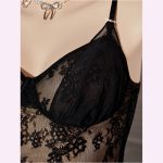HPW316-NY-Y1138-Black-slit-embroidery-slip-dress-partial-view1
