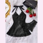 HPW324-NY-Y1124-Halter-neck-strappy-ruffled-dress-two-piece-set-principal-view2