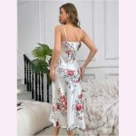 HPW325-NY-Y1009W-Printed-slit-suspender-dress-back-view