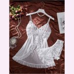 HPW326-NY-Y1064-White-lace-sexy-suspender-skirt-suit-principal-view