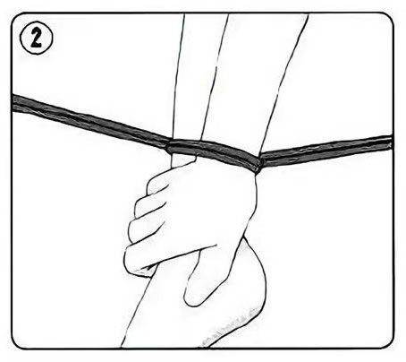 A Beginner's Guide to Bondage Art hand and ankle binding instruction2