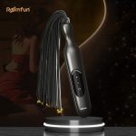 Electric shock punishment SM props female leather whip training whip principal view