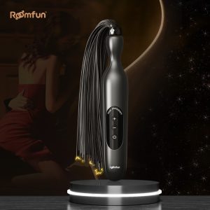 Electric shock punishment SM props female leather whip training whip principal view1