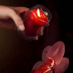 Erotic candles, SM props, low-temperature aromatherapy, erotic candles purple side view